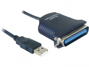DeLOCK USB to Printer cable 1,8m parallelkabel Sort