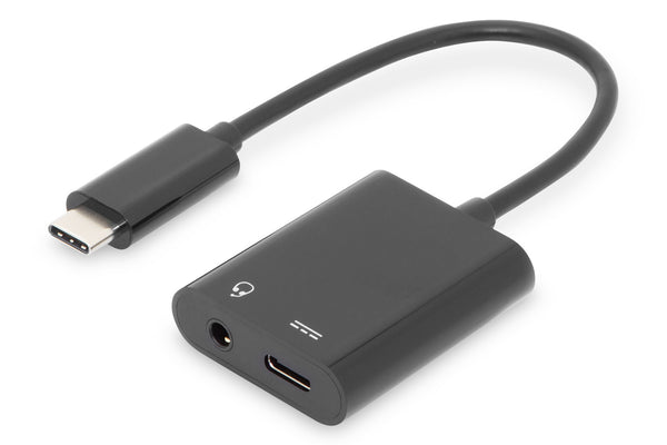 Digitus AK-300400-002-S dockingstation USB 3.2 Gen 1 (3.1 Gen 1) Type-C Sort