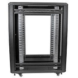 StarTech.com RK2236BKF stativ 22U Fritstående reol Sort