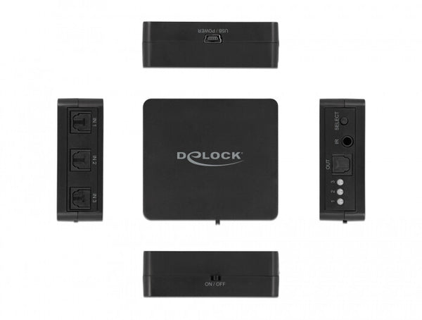 DeLOCK 63395 lyd switch Sort