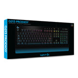 Logitech G G213 Prodigy tastatur Spil USB AZERTY Belgisk Sort
