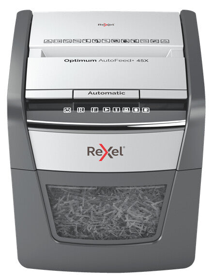 Rexel Makulator Optimum AutoFeed+ 45X krydsmakulering 4x28mm P4