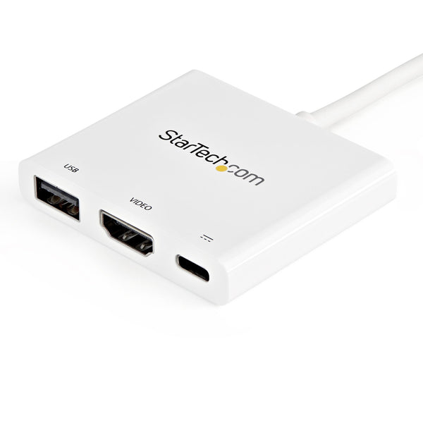 StarTech.com CDP2HDUACPW dockingstation Ledningsført USB 3.2 Gen 1 (3.1 Gen 1) Type-C Hvid