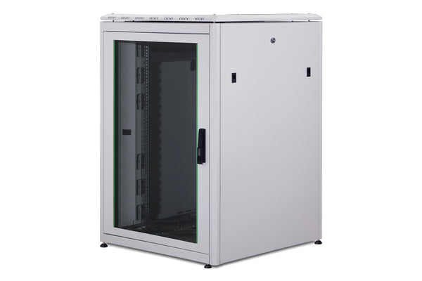 Digitus DN-19 22U-8/8-1 stativ Fritstående reol Grå