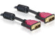 DeLOCK DVI 24+1 Cable 3.0m DVI kabel 3 m DVI-D Sort