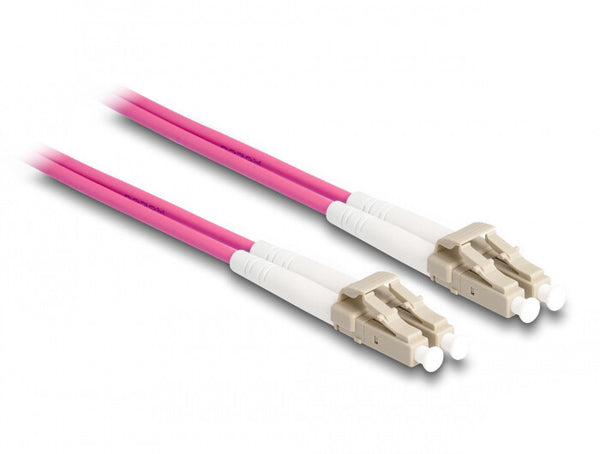 DeLOCK 87915 InfiniBand og fiberoptisk kabel 3 m LC Violet