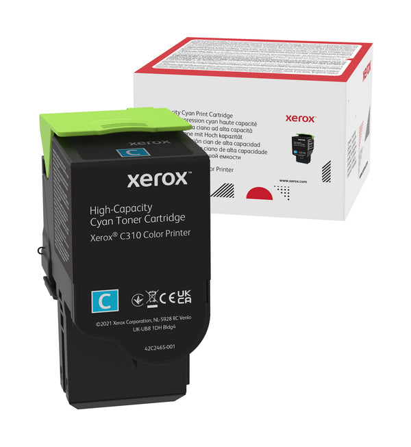Xerox C310/C315 cyan tonerpatron med stor kapacitet (5.500 sider)