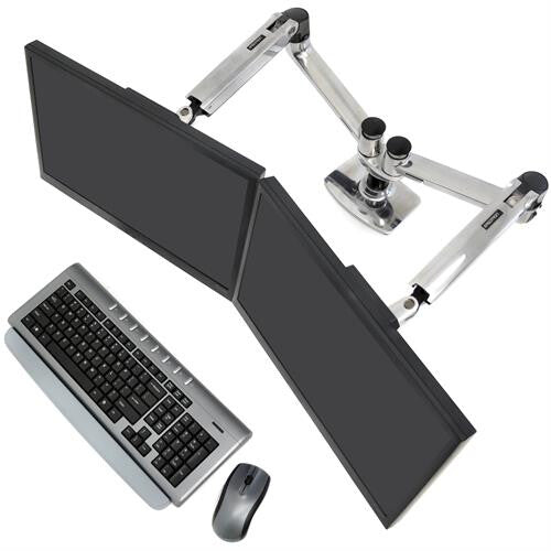 Ergotron LX Series 45-245-026 skærmbeslag og -stativer 68,6 cm (27") Skrivebord Sølv