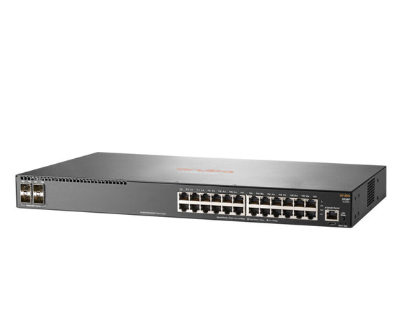 HPE Aruba Networking Aruba 2930F 24G 4SFP Administreret L3 Gigabit Ethernet (10/100/1000) 1U Grå