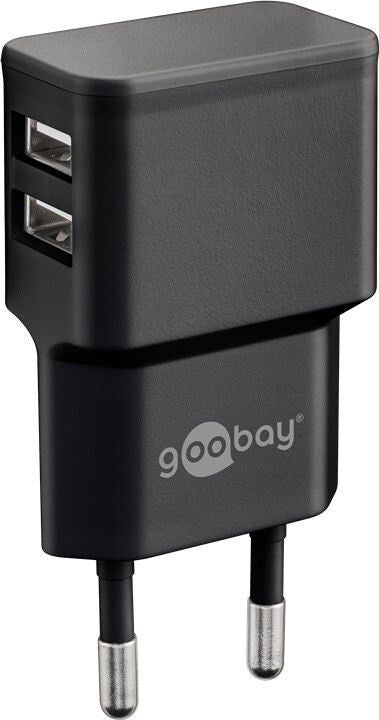 Goobay 44951 oplader til mobil enhed Mobiltelefon, Smartphone Sort Vekselstrøm Indendørs