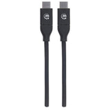 Manhattan 355247 USB-kabel USB 2.0 2 m USB C 0,48 Gbit/sek. Sort
