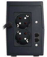 PowerWalker VI 850 SHL Schuko UPS-enhed Interaktivt indgangsstik 0,85 kVA 480 W 2 AC stikkontakt(er)