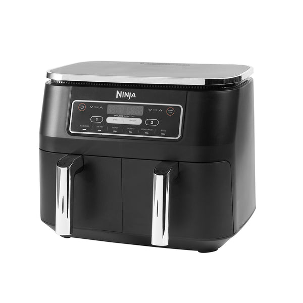 Ninja AF300 Dobbelt 7,6 L Enkeltstående 2470 W Varmluftsteger Sort