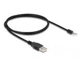 DeLOCK 64184 USB-kabel USB 2.0 1 m USB A Sort
