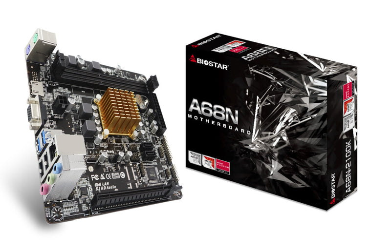 Biostar A68N-2100K bundkort mini ITX