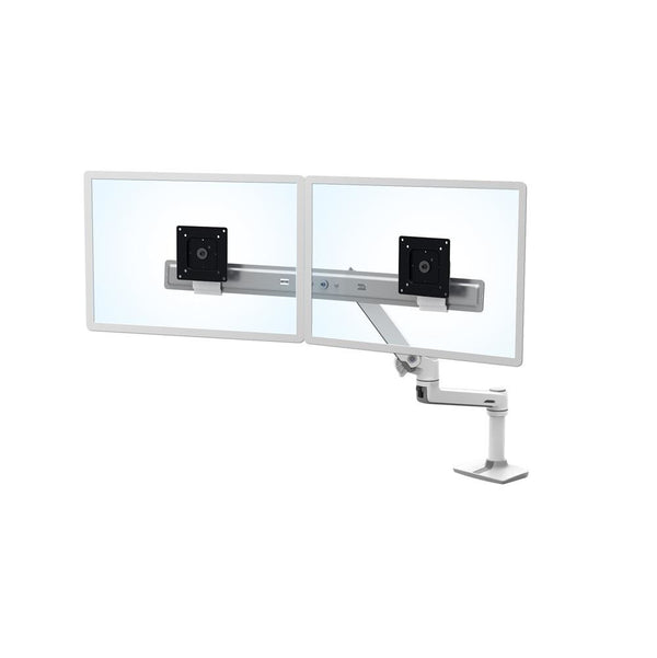 Ergotron LX Series Desk Dual Direct Arm 63,5 cm (25") Skrivebord Hvid