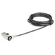 StarTech.com LTLOCKNBL kabellås Sort, Sølv 2,043 m