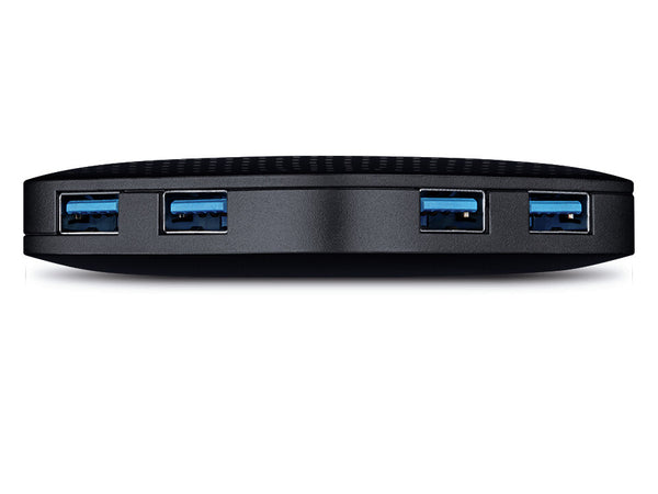 TP-Link UH400 interface hub USB 3.2 Gen 1 (3.1 Gen 1) Type-A 5000 Mbit/s Sort