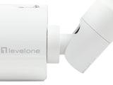 LevelOne FCS-5060 overvågningskamera Kugle (form) IP-sikkerhedskamera Indendørs & udendørs 1920 x 1080 pixel Loft/væg