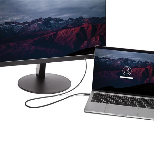 StarTech.com CDP2HD2MBNL videokabel adapter 2 m USB Type-C HDMI Sort