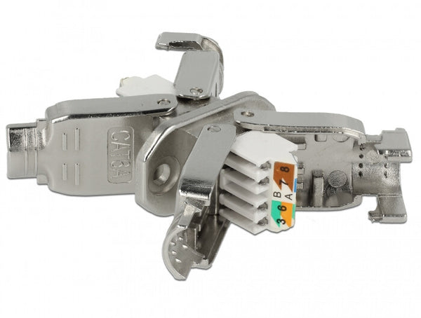 DeLOCK 86467 kabelsamler 2 x LSA Rustfrit stål