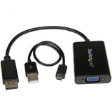 StarTech.com DP2VGAA videokabel adapter 0,184 m Sort