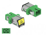 DeLOCK 86887 fiber adapter SC/SC 1 stk Grøn