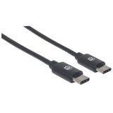 Manhattan 354882 USB-kabel USB 2.0 3 m USB C 0,48 Gbit/sek. Sort