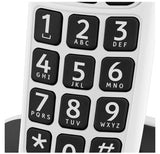 Doro PhoneEasy 100w DECT telefon Nummervisning Hvid