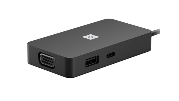 Microsoft USB-C Travel Hub Black USB grafisk adapter Sort