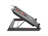 GENESIS Oxid 550 køling til laptop 43,9 cm (17.3") 2800 rpm Sort
