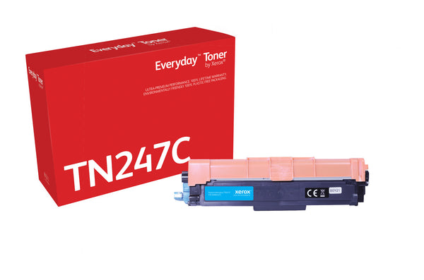 Everyday™ Cyan Toner by Xerox compatible with Brother TN247C, Høj kapacitet