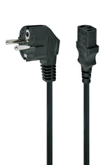 Gembird PC-186-VDE-3M power cord with VDE approval 3 meter Sort