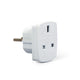 Gembird A-AC-UKEU-001 strømstik adapter Type G (UK) Type F Hvid