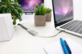 Digitus DA-70836 videokabel adapter 0,2 m USB Type-C HDMI Sølv
