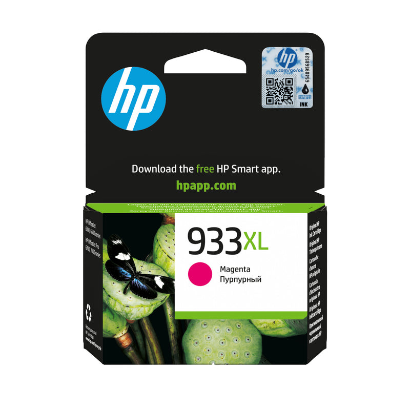 HP Original 933XL-blækpatron med høj kapacitet, magenta
