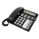 Tiptel 1081000 telefon Analog telefon Nummervisning Sort