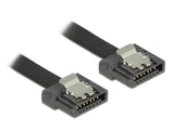 DeLOCK 83838 SATA-kabel 0,1 m SATA 7-pin Sort