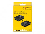 DeLOCK 91007 kortlæser USB 2.0 Sort