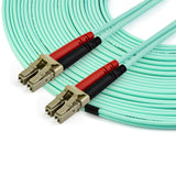 StarTech.com 450FBLCLC15 InfiniBand og fiberoptisk kabel 15 m LC Turkisfarve