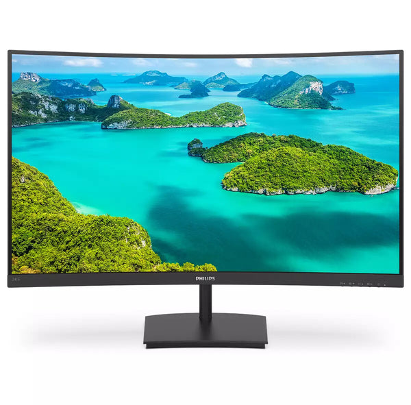 Philips E Line 241E1SC/00 computerskærm 59,9 cm (23.6") 1920 x 1080 pixel Fuld HD LED Sort
