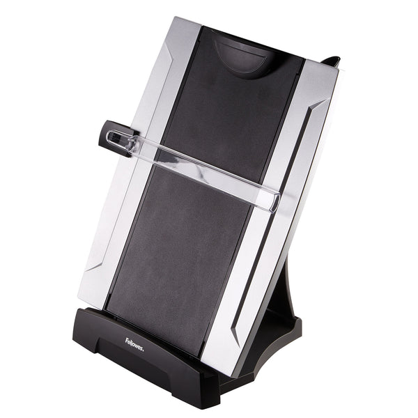 Fellowes 8033201 dokumentholder Plast Sort, Sølv