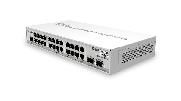 Mikrotik CRS326-24G-2S+IN netværksswitch Administreret Gigabit Ethernet (10/100/1000) Strøm over Ethernet (PoE) Hvid