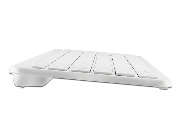 DeLOCK 12014 tastatur RF trådløst QWERTZ Tysk Hvid