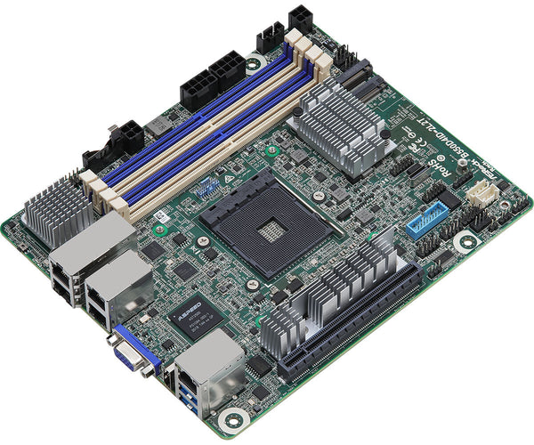 Asrock B550D4ID-2L2T bundkort AMD B550 Stik AM4 mini ITX