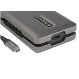 StarTech.com DKT31CSDHPD3 dockingstation Ledningsført USB 3.2 Gen 2 (3.1 Gen 2) Type-C Grå