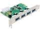DeLOCK 89363 interface-kort/adapter Intern USB 3.2 Gen 1 (3.1 Gen 1)
