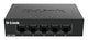D-Link DGS-105GL/E netværksswitch Ikke administreret Gigabit Ethernet (10/100/1000) Sort