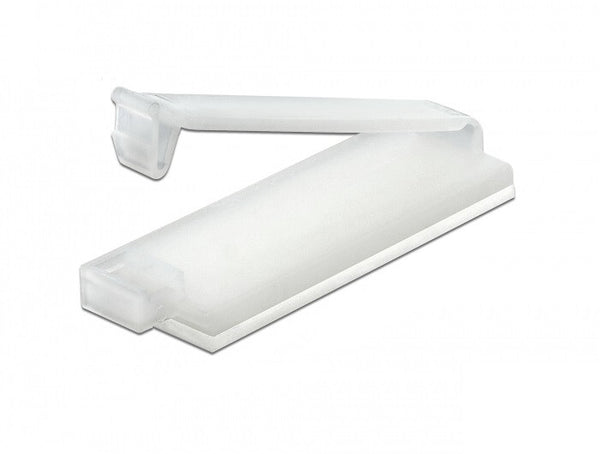 DeLOCK 60181 kabelorganisator Gulv Kabelholder Transparent 10 stk