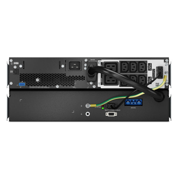 APC SRTL3000RM4UXLI UPS-enhed Dobbeltkonvertering (online) 3 kVA 2700 W 8 AC stikkontakt(er)